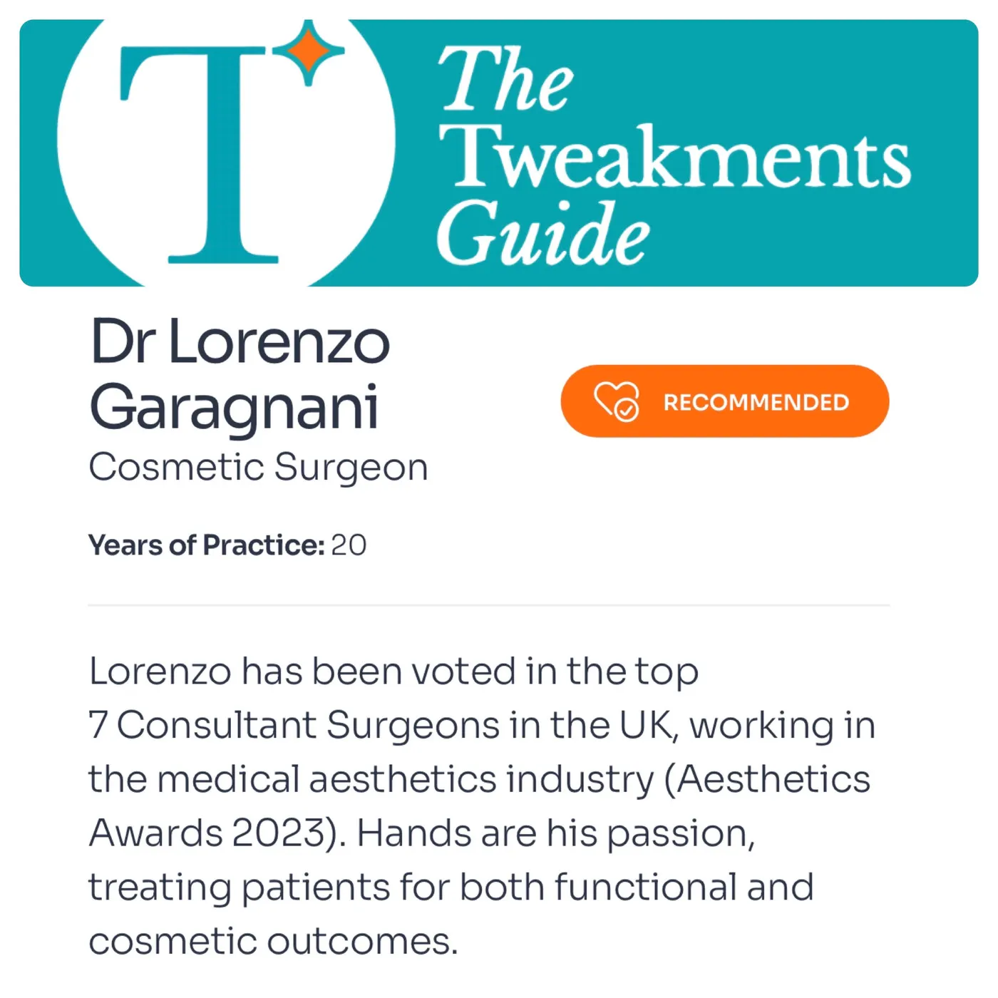 Lorenzo Garagnani -The Tweakments Guide