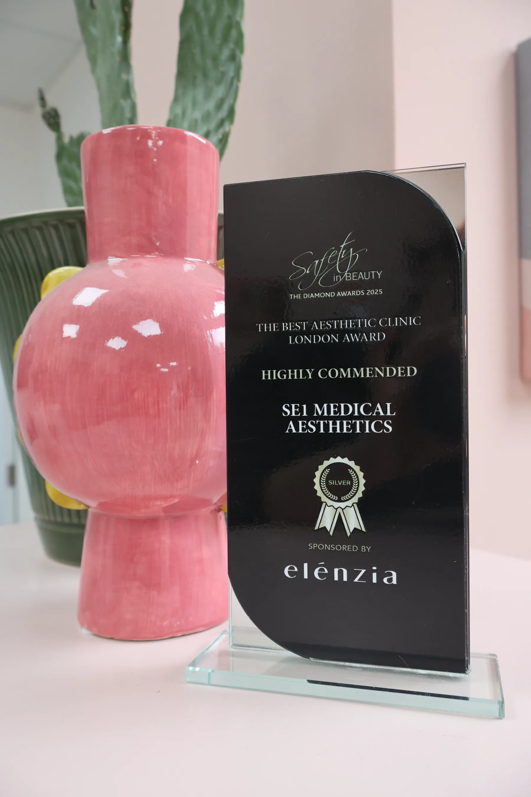 Safety in Beauty Best Aesthetic Clinic London award