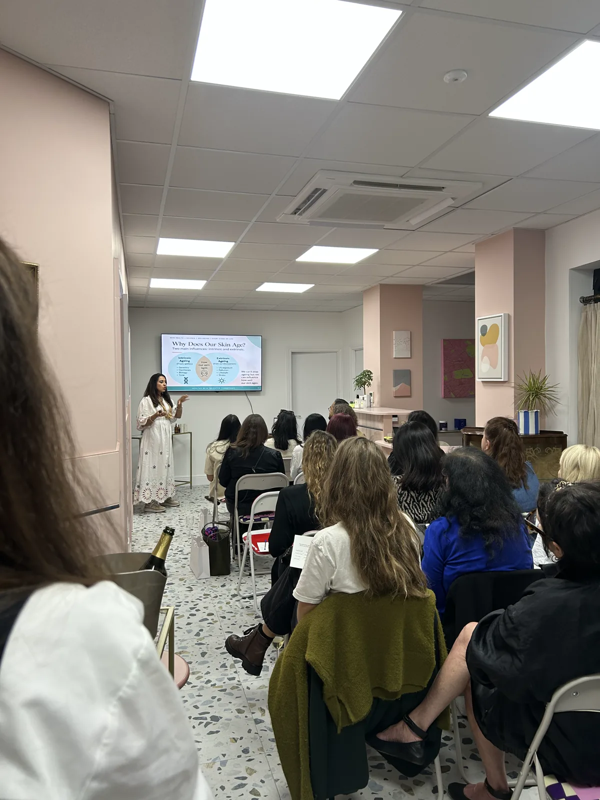 Educational presentation at An Evening of Ritual, Wellness & Connection