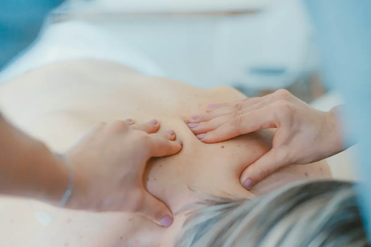Swedish back massage treatment