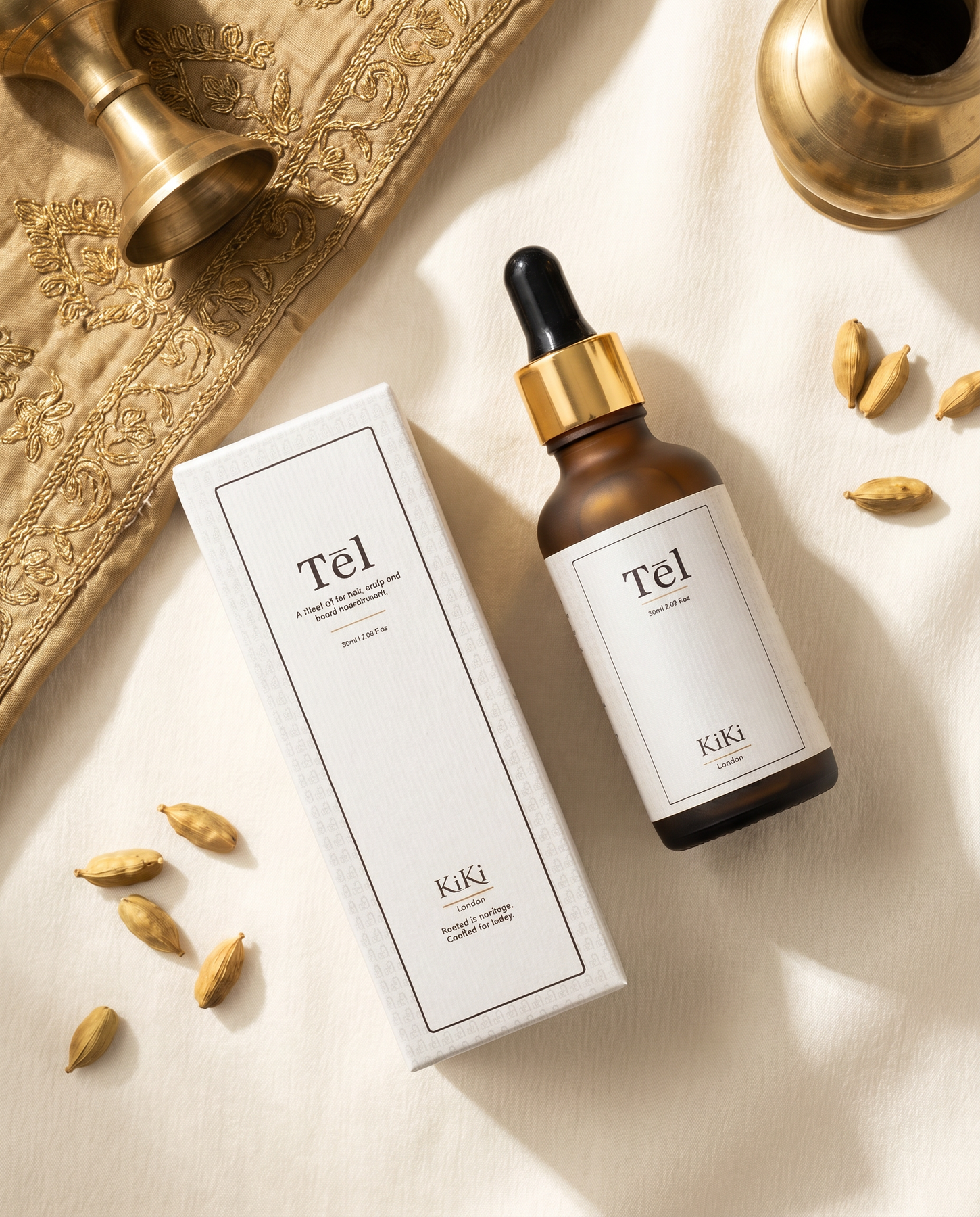 Tēl Botanical Hair, Scalp & Beard Ritual Oil
